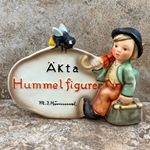 M.I. Hummel 209, Swedish Language Dealer Plaque, Tmk 2, Type 5