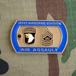 Challenge Coin, 101st Airborne Division (Air Assault), Division Command Sergeant Major, DCSM Frank A. Grippe, Dog Tag