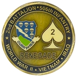 101st Airborne Division (Air Assault), 506th Infantry Regiment "White Currahee"(♠), 2nd Battalion