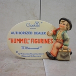 M.I. Hummel 187 M.I. Hummel Plaque, In English 1947, Tmk 5, Authorized Dealer, Type 1