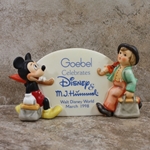 M.I. Hummel Figurines 187 Merry Wanderer / Disney Figurines  Mickey Mouse, Plaque, Type 1