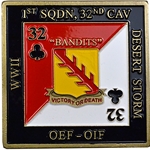 101st Airborne Division (Air Assault), 32nd Cavalry Regiment “Bandits” (♣), 1st Squadron