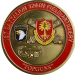 101st Airborne Division (Air Assault), 320th Field Artillery Regiment "Top Guns" (♥), 1st Battalion
