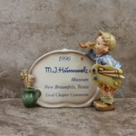 M.I. Hummel 756 Museum New Braunfels, Texas, 1996 Plaque, Local Chapter Convention, Tmk 7