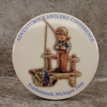 M.I. Hummel Aufsteller Plaque Adventurous Anglers' Conference Tmk 6, Type 1