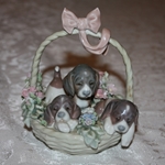 ‎Lladro Figurine, #1441 A Litter Of Love