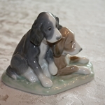 ‎NAO BY LLADRO PORCELAIN FIGURINE, SPANIEL DOGS PUPPIES