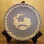 Wedgwood Christmas Plate 1969 Windsor Castle