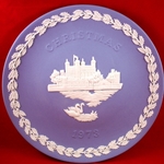 Wedgwood Christmas Plate 1973 Tower of London