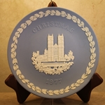Wedgwood Christmas Plate 1977 Westminster Abbey