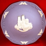 Wedgwood Christmas Plate 1987 York Minster Cathedral