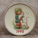 M.I. Hummel 286 Shepherd's Boy 1990 Annual Plate Tmk 6, Type 1