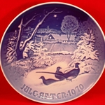 Bing & Grøndahl Christmas Plate 1970
