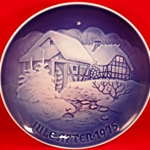 Bing & Grøndahl Christmas Plate 1975