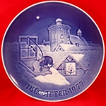 Bing & Grøndahl Christmas Plate 1977