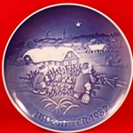 Bing & Grøndahl Christmas Plate 1982