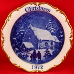 Dresden Christmas Plate 1972