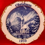 Dresden Christmas Plate 1973