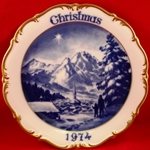 Dresden Christmas Plate 1974