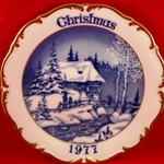 Dresden Christmas Plate 1977