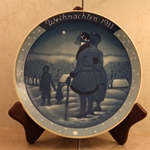 Rosenthal Weihnachten Christmas Plate, 1911 Newer Version