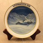 Rosenthal Weihnachten Christmas Plate, 1928 Type 2