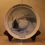 Rosenthal Weihnachten Christmas Plate, 1929 Type 1