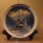 Rosenthal Weihnachten Christmas Plate, 1934 Newer Version