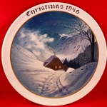 Rosenthal Weihnachten Christmas Plate, 1946, English inscription (CHRISTMAS)