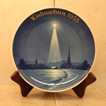 Rosenthal Weihnachten Christmas Plate, 1953 Type 2