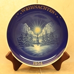 Rosenthal Weihnachten Christmas Plate, 1954 Type 2