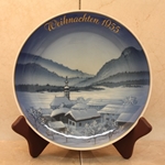 Rosenthal Weihnachten Christmas Plate, 1955 Type 2