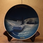 Rosenthal Weihnachten Christmas Plate, 1961 Type 1 English inscription (CHRISTMAS)