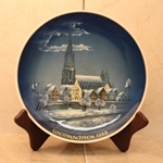 Rosenthal Weihnachten Christmas Plate, 1966 With Date With Weihnachten