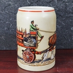 Beer Stein, Anheuser-Busch, CS131 World Famous  Clydesdale's, Type 1