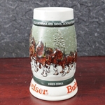 Beer Stein, Anheuser-Busch, CS57 Budweiser Holiday 1982, Type 1