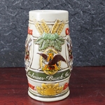 Beer Stein, Anheuser-Busch, CS58 Budweiser Holiday 1983, Type 1