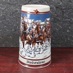 Beer Stein, Anheuser-Busch, CS89 Budweiser Holiday 1989, Type 1