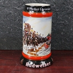 Beer Stein, Anheuser-Busch, CS167 Budweiser Holiday 1992, Signature Edition, Type 1