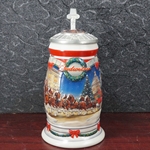 Beer Stein, Anheuser-Busch, CS455 Budweiser Holiday 2001, Signature Edition, Type 1