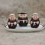 Goebel Figurine, Friar Tuck S141 2/0 Tmk 2, Condiment Set, Type 1