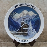 Rosenthal Weihnachten Christmas Plate, 1934 Older Version