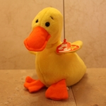 Quackers (with wings) 4th Gen Swing Tag, 3rd Gen Tush Tag, 1993©, PVC