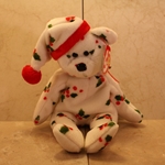 1998 Holiday Teddy, Bear, 5th Generation, Swing Tag, 6th Generation, Tush Tag, Type 1, 1998 ©