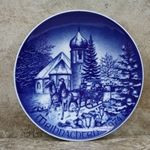 Bareuther Weihnachten Christmas Plate 1974