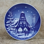 Bareuther Weihnachten Christmas Plate 1990