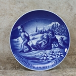 Bareuther Weihnachten Christmas Plate 1973