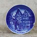 Bareuther Weihnachten Christmas Plate 1980
