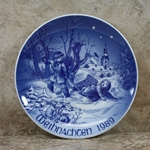 Bareuther Weihnachten Christmas Plate 1989