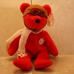 Bearon, Red, 11th Gen Swing Tag, 13th Gen Tush Tag, 2003 ©, PE